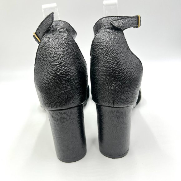 Kaanas‎ Womens Soho Chunky Velvet Braided Block Heel Sandals Heels Shoes 9M - Picture 6 of 13